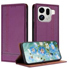 OEM - Oppo Find X9 Pro Fodral L&auml;der St&auml;llfunktion - Lila