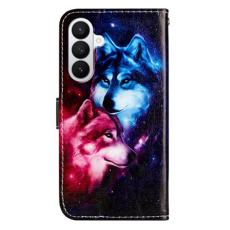OEM - Pair Of Wolves Samsung Galaxy A37 Pl&aring;nboksfodral Konstl&auml;der - Vit