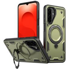 N/A - Samsung Galaxy A26 5G Skal Plast Militärt Skydd - Olive Green