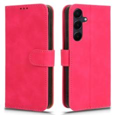 OEM - Samsung Galaxy A35 5G Fodral &Auml;kta L&auml;der Flip - Rosa