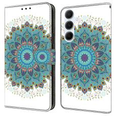 OEM - Samsung Galaxy A35 5G Fodral M&ouml;nstertryck Anti-Drop &Auml;kta L&auml;der - P&aring;f&aring;gel