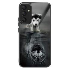 OEM - Samsung Galaxy A35 5G Sk&auml;rmskydd H&auml;rdat Glas - Hund och Varg