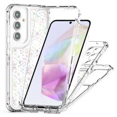 OEM - Samsung Galaxy A35 5G Skal Akryl TPU Klar - Sn&ouml;flingor