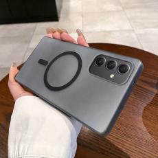 OEM - Samsung Galaxy A35 5G Skal Frostad PC - Transparent Svart