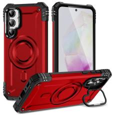 OEM - Samsung Galaxy A35 5G Skal Magnetisk PC + TPU St&ouml;ts&auml;ker - R&ouml;d