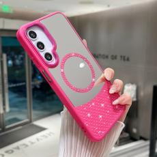 OEM - Samsung Galaxy A35 5G Skal Magnetiskt TPU + PC St&ouml;tbest&auml;ndig - Rosa