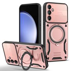 OEM - Samsung Galaxy A35 5G Skal St&ouml;tt&aring;lig TPU + PC - Rosar&ouml;d