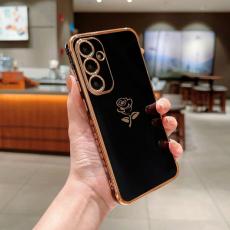 OEM - Samsung Galaxy A35 5G Skal TPU Electroplating Kantskydd - Svart