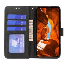 OEM - Samsung Galaxy A37 Fodral &Auml;kta L&auml;der Magnetiskt Skydd - Svart