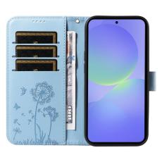 OEM - Samsung Galaxy A37 Pl&aring;nboksfodral Konstl&auml;der - Sky Blue