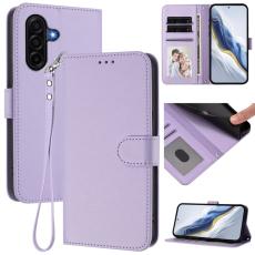 OEM - Samsung Galaxy A37 Fodral L&auml;der St&auml;llfunktion - Ljus Lila