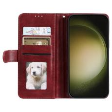 OEM - Samsung Galaxy A37 Fodral PU L&auml;der Anti-Fall - Vinr&ouml;d