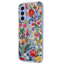 OEM - Samsung Galaxy A37 Skal TPU Blomm&ouml;nster - Liljor