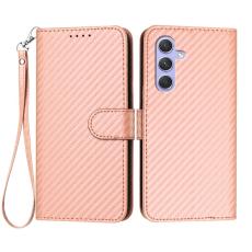 OEM - Samsung Galaxy A55 5G Pl&aring;nboksfodral Konstl&auml;der - Rosa