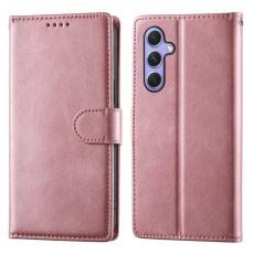OEM - Samsung Galaxy A55 5G Pl&aring;nboksfodral Flip Konstl&auml;der - Rosa