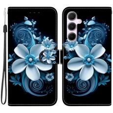 OEM - Samsung Galaxy A55 5G Pl&aring;nboksfodral M&ouml;nstertryck Konstl&auml;der - Svart