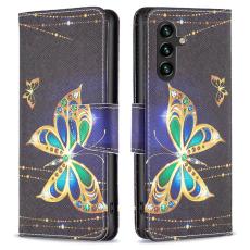 OEM - Samsung Galaxy A55 5G Pl&aring;nboksfodral Konstl&auml;der M&ouml;nster - Smyckefj&auml;ril