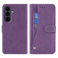 OEM - Samsung Galaxy A55 5G Pl&aring;nboksfodral Retro Konstl&auml;der - Lila