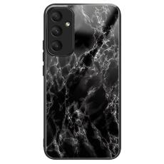 OEM - Samsung Galaxy A55 5G Sk&auml;rmskydd H&auml;rdat Glas M&ouml;nstertryck - Marmor