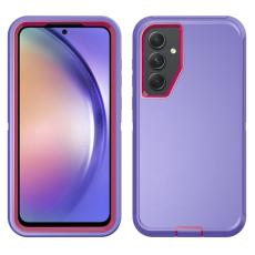 OEM - Samsung Galaxy A55 5G Skal 3 i 1 Avtagbar St&ouml;tt&aring;lig Plast - Rosa