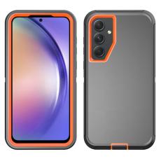 OEM - Samsung Galaxy A55 5G Skal 3 i 1 St&ouml;ts&auml;ker Anti Glid TPU + PC - Orange