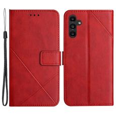 OEM - Samsung Galaxy A55 5G Skal &Auml;kta L&auml;der Solid F&auml;rg - R&ouml;d