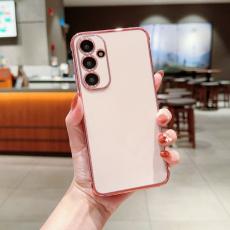 OEM - Samsung Galaxy A55 5G Skal Electroplaterad Design Mjuk TPU - Rosa