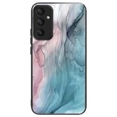 OEM - Samsung Galaxy A55 5G Skal H&auml;rdat Glas + Plast Marmor - Style E