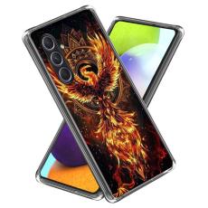 OEM - Samsung Galaxy A55 5G Skal IMD M&ouml;nster Tryckt St&ouml;tt&aring;lig TPU - Phoenix