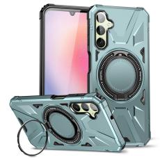 OEM - Samsung Galaxy A55 5G Skal Magnetisk Ring St&auml;ll TPU+PC - Gr&ouml;n