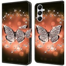 OEM - Samsung Galaxy A55 5G Skal Magnetiskt 3D-M&ouml;nster - Crystal Butterfly