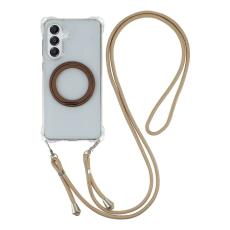 OEM - Samsung Galaxy A55 5G Skal Magnetiskt St&auml;ll TPU + PC - Brun