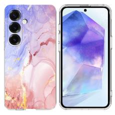 OEM - Samsung Galaxy A55 5G Skal Marmortryck Mjuk TPU - Rosa