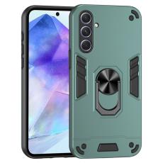 OEM - Samsung Galaxy A55 5G Skal Med St&auml;ll Plast - Gr&ouml;n