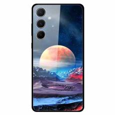 OEM - Samsung Galaxy A55 5G Skal M&ouml;nstertryck H&auml;rdat Glas+TPU - Planet