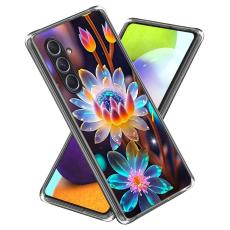 OEM - Samsung Galaxy A55 5G Skal M&ouml;nstertryckt St&ouml;tt&aring;lig TPU - F&auml;rgglada Blommor