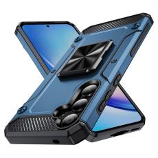 OEM - Samsung Galaxy A55 5G Skal Plast Kickstand - Marinbl&aring;