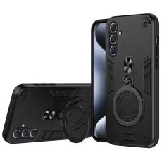 OEM - Samsung Galaxy A55 5G Skal Plast Rotera St&auml;ll Skydd - Svart