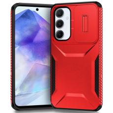 OEM - Samsung Galaxy A55 5G Skal Plast Shockproof - R&ouml;d