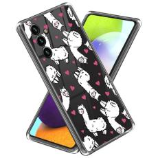 OEM - Samsung Galaxy A55 5G Skal Slim TPU IMD M&ouml;nster - Alpacas