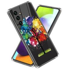 OEM - Samsung Galaxy A55 5G Skal Slim TPU IMD M&ouml;nster - F&auml;rgglad Tr&auml;d