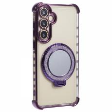 OEM - Samsung Galaxy A55 5G Skal TPU Electropl&auml;tering - M&ouml;rklila