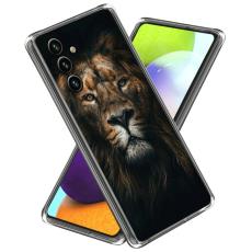 OEM - Samsung Galaxy A55 5G Skal TPU IMD M&ouml;nstertryck - Lejon