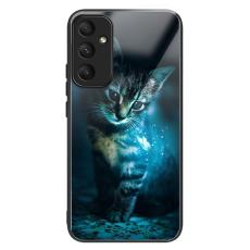 OEM - Samsung Galaxy A55 5G Skal TPU Ram M&ouml;nstertryck - Katt