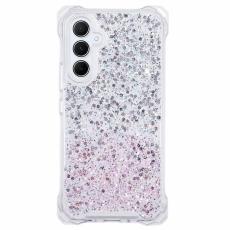 OEM - Samsung Galaxy A55 5G Skal TPU+Acrylic Anti-fall - Silver+Pink