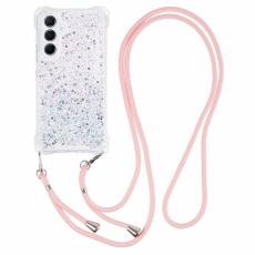 OEM - Samsung Galaxy A55 5G Skal TPU+Acrylic Gradient - Rosa+Gr&ouml;n