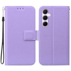 OEM - Samsung Galaxy A55 5G Skal Ultra-Tunn Konstl&auml;der + Plast - Lila