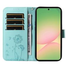 OEM - Samsung Galaxy A57 Pl&aring;nboksfodral Konstl&auml;der Dandelion - Gr&ouml;n