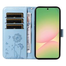 OEM - Samsung Galaxy A57 Pl&aring;nboksfodral Konstl&auml;der - Ljusbl&aring;