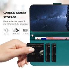 OEM - Samsung Galaxy A57 Fodral KonstL&auml;der St&auml;ll - Gr&ouml;n